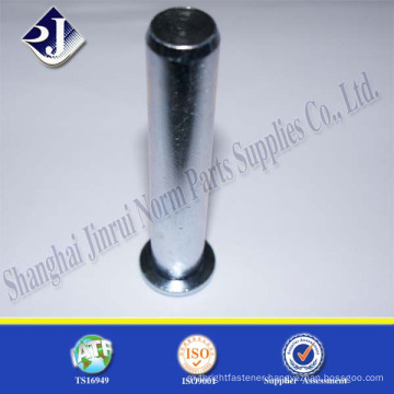 flant round bolt grade6.8 white zinc